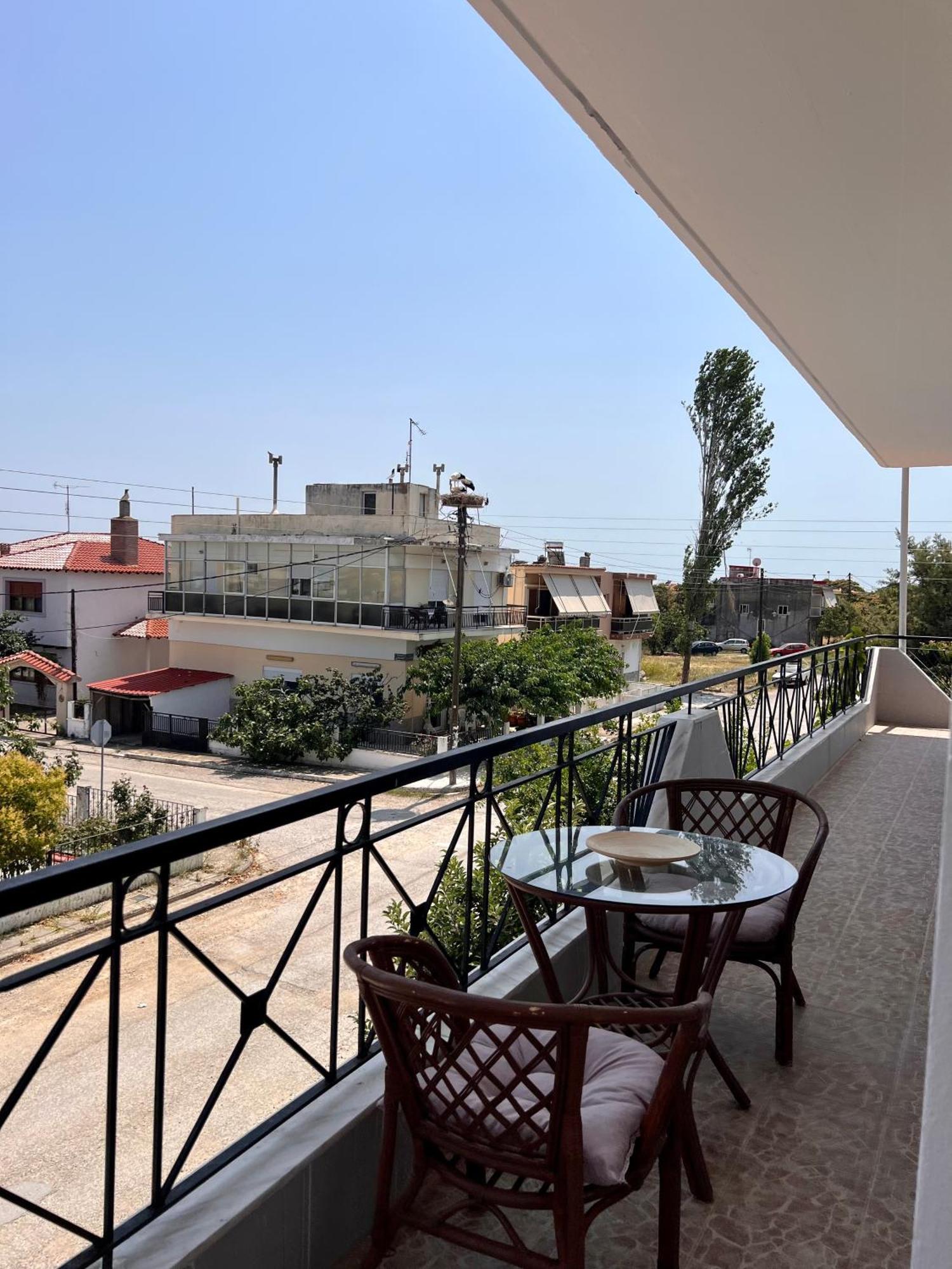 Dimitra House Entire Apartment With Balcony And View Pherrai Eksteriør billede