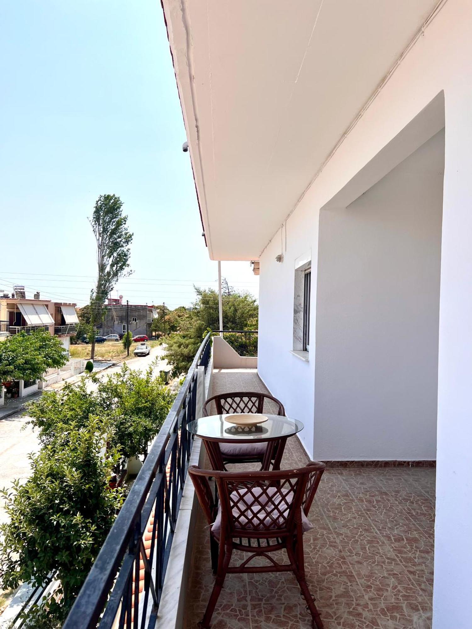 Dimitra House Entire Apartment With Balcony And View Pherrai Eksteriør billede